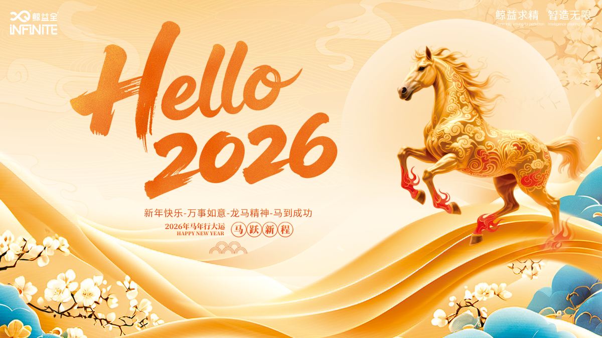鲸益全恭祝大家新年快乐！马到成功！